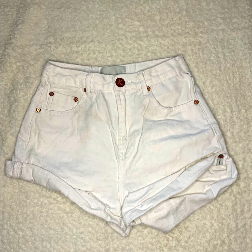 One Teaspoon High Wasted Jean Shorts Size 26